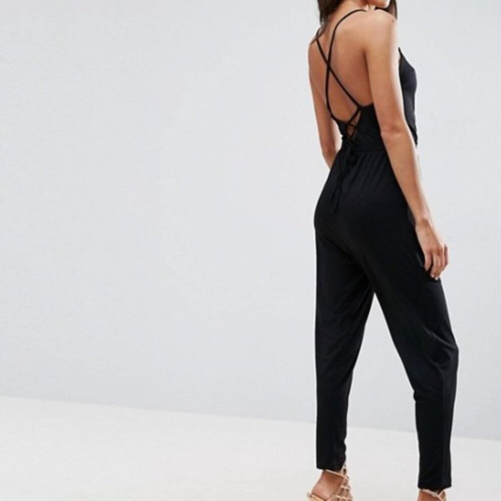 Cami Wrap Jersey Jumpsuit